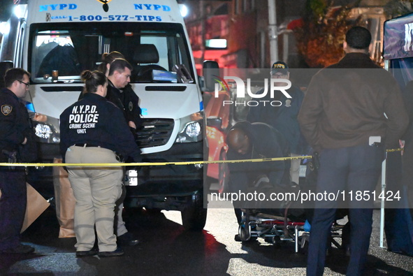 A 28-year-old man dies after being shot in the head in the East Flatbush section of Brooklyn, New York, United States, on December 9, 2024....