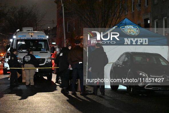 A 28-year-old man dies after being shot in the head in the East Flatbush section of Brooklyn, New York, United States, on December 9, 2024....