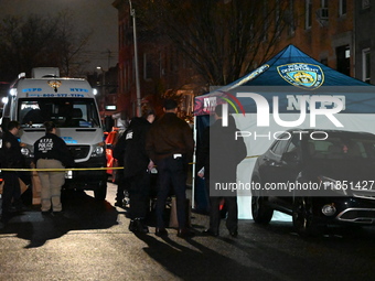 A 28-year-old man dies after being shot in the head in the East Flatbush section of Brooklyn, New York, United States, on December 9, 2024....