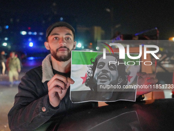 Syrians Gather In The Umayyad Square In The Heart Of Damascus To Celebrate The Fall Of The Assad Regime On December 9, 2024.(