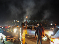 Syrians Gather In The Umayyad Square In The Heart Of Damascus To Celebrate The Fall Of The Assad Regime On December 9, 2024.(