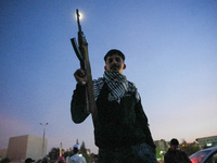 Syrians Gather In The Umayyad Square In The Heart Of Damascus To Celebrate The Fall Of The Assad Regime On December 9, 2024.(