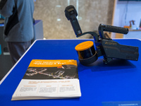 A LiDAR scanning product is seen at the 2024 Global Artificial Intelligence Product Application Expo in Suzhou, China, on December 10, 2024....