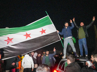 Syrians Gather In The Umayyad Square In The Heart Of Damascus To Celebrate The Fall Of The Assad Regime On December 9, 2024.(