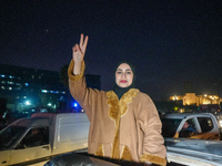 Syrians Gather In The Umayyad Square In The Heart Of Damascus To Celebrate The Fall Of The Assad Regime On December 9, 2024.(