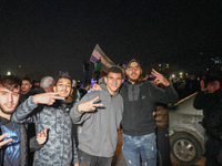 Syrians Gather In The Umayyad Square In The Heart Of Damascus To Celebrate The Fall Of The Assad Regime On December 9, 2024.(