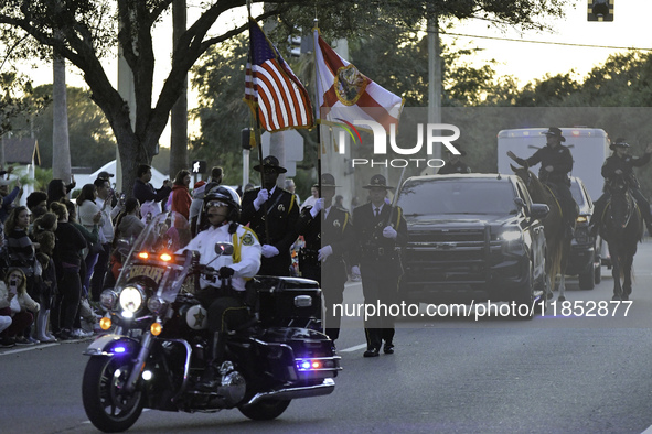 At the 7th Annual Twilight Parade in Hunters Creek, Florida, on Saturday, October 7, children and families take to the streets to watch the...