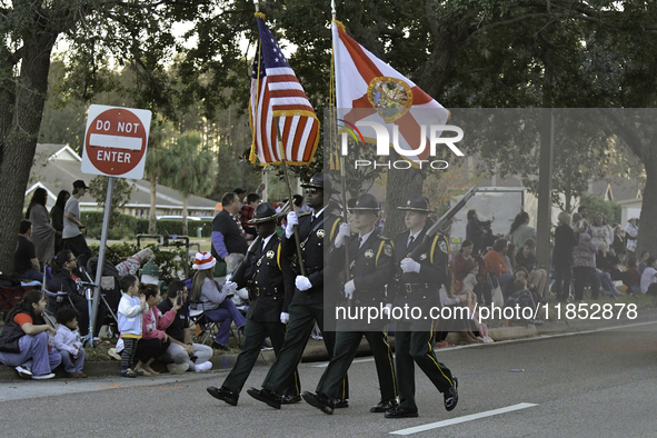 At the 7th Annual Twilight Parade in Hunters Creek, Florida, on Saturday, October 7, children and families take to the streets to watch the...