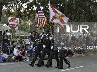 At the 7th Annual Twilight Parade in Hunters Creek, Florida, on Saturday, October 7, children and families take to the streets to watch the...