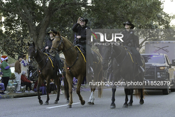 At the 7th Annual Twilight Parade in Hunters Creek, Florida, on Saturday, October 7, children and families take to the streets to watch the...