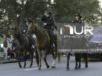 At the 7th Annual Twilight Parade in Hunters Creek, Florida, on Saturday, October 7, children and families take to the streets to watch the...