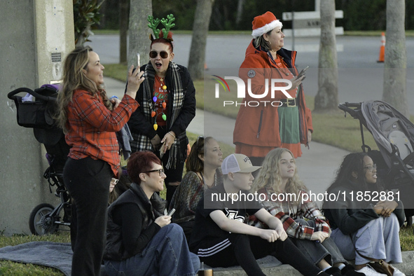 At the 7th Annual Twilight Parade in Hunters Creek, Florida, on Saturday, October 7, children and families take to the streets to watch the...