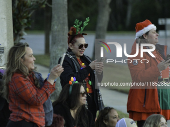 At the 7th Annual Twilight Parade in Hunters Creek, Florida, on Saturday, October 7, children and families take to the streets to watch the...