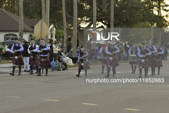 At the 7th Annual Twilight Parade in Hunters Creek, Florida, on Saturday, October 7, children and families take to the streets to watch the...