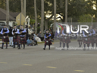 At the 7th Annual Twilight Parade in Hunters Creek, Florida, on Saturday, October 7, children and families take to the streets to watch the...