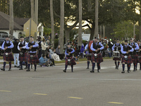 At the 7th Annual Twilight Parade in Hunters Creek, Florida, on Saturday, October 7, children and families take to the streets to watch the...