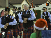 At the 7th Annual Twilight Parade in Hunters Creek, Florida, on Saturday, October 7, children and families take to the streets to watch the...