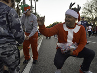 At the 7th Annual Twilight Parade in Hunters Creek, Florida, on Saturday, October 7, children and families take to the streets to watch the...