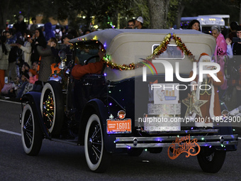 At the 7th Annual Twilight Parade in Hunters Creek, Florida, on Saturday, October 7, children and families take to the streets to watch the...