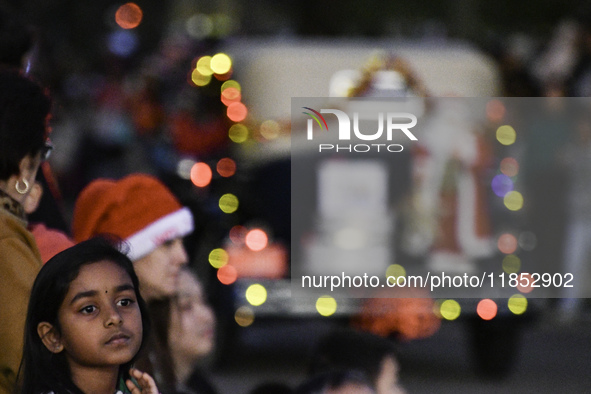 At the 7th Annual Twilight Parade in Hunters Creek, Florida, on Saturday, October 7, children and families take to the streets to watch the...