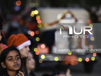 At the 7th Annual Twilight Parade in Hunters Creek, Florida, on Saturday, October 7, children and families take to the streets to watch the...