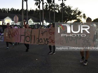 At the 7th Annual Twilight Parade in Hunters Creek, Florida, on Saturday, October 7, children and families take to the streets to watch the...