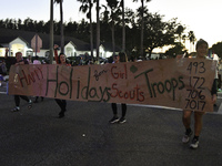 At the 7th Annual Twilight Parade in Hunters Creek, Florida, on Saturday, October 7, children and families take to the streets to watch the...