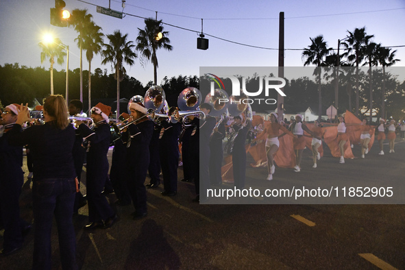 At the 7th Annual Twilight Parade in Hunters Creek, Florida, on Saturday, October 7, children and families take to the streets to watch the...