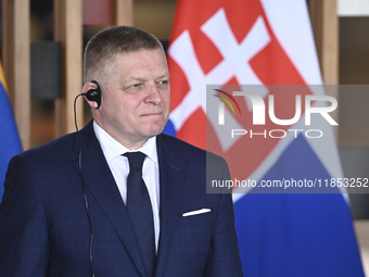 The Vice President of Brazil, Geraldo Alckmin, receives the Prime Minister of Slovakia, Robert Fico, for a bilateral meeting at the Itamaty...