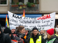 Thousands of public sector workers from several non-public organizations, German labor unions, and care day workers march for better pay and...