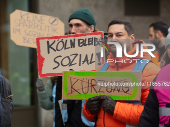 Thousands of public sector workers from several non-public organizations, German labor unions, and care day workers march for better pay and...