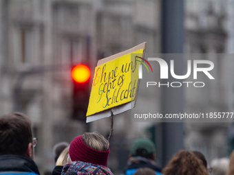 Thousands of public sector workers from several non-public organizations, German labor unions, and care day workers march for better pay and...