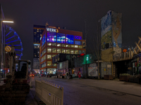 The Christmas market at Werksviertel-Mitte in Munich, Germany, on December 11, 2024, operates from November 14 to December 20, 2024, and off...