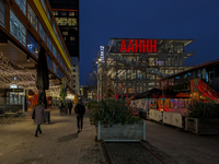 The Christmas market at Werksviertel-Mitte in Munich, Germany, on December 11, 2024, operates from November 14 to December 20, 2024, and off...