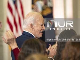 President Joe Biden and First Lady Jill Biden make remarks at the first-ever White House Conference on Women's Health Research in Washington...