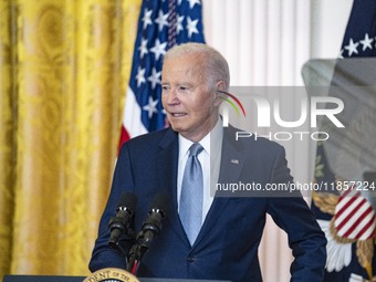 President Joe Biden and First Lady Jill Biden make remarks at the first-ever White House Conference on Women's Health Research in Washington...