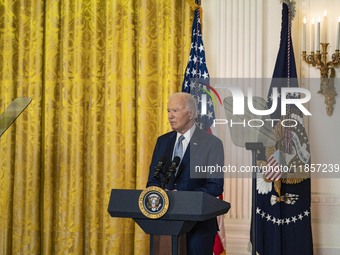 President Joe Biden and First Lady Jill Biden make remarks at the first-ever White House Conference on Women's Health Research in Washington...