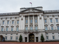 A view of Buckingham Palace, in London, United Kingdom, on December 7, 2024 (