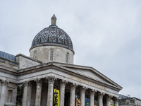 A view of the National Gallery, in London, United Kingdom, on December 7, 2024 (