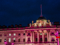 The ice skating rink at Somerset House, in London, United Kingdom, on December 7, 2024 (