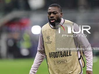 Youssouf Fofana participates in the Champions League 2024-2025 match between Milan and Stella Rossa Belgrado in Milano, Italy, on December 1...