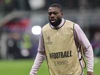 Youssouf Fofana participates in the Champions League 2024-2025 match between Milan and Stella Rossa Belgrado in Milano, Italy, on December 1...