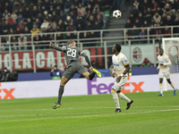 Malick Thiaw participates in the Champions League 2024-2025 match between Milan and Stella Rossa Belgrado in Milano, Italy, on December 11,...