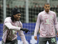 Rafael Leao participates in the Champions League 2024-2025 match between Milan and Stella Rossa Belgrado in Milano, Italy, on December 11, 2...