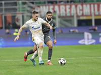 Timi Max Elsnik participates in the Champions League 2024-2025 match between Milan and Stella Rossa Belgrado in Milano, Italy, on December 1...