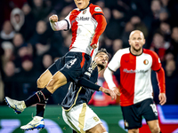 Feyenoord Rotterdam midfielder Inbeom Hwang participates in the match between Feyenoord and Sparta Praha at Stadium De Kuip for the Champion...