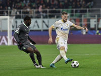 Timi Max Elsnik participates in the Champions League 2024-2025 match between Milan and Stella Rossa Belgrado in Milano, Italy, on December 1...