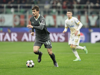 Matteo Gabbia participates in the Champions League 2024-2025 match between Milan and Stella Rossa Belgrado in Milano, Italy, on December 11,...