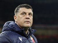 Vladan Milojevic participates in the Champions League 2024-2025 match between Milan and Stella Rossa Belgrado in Milano, Italy, on December...