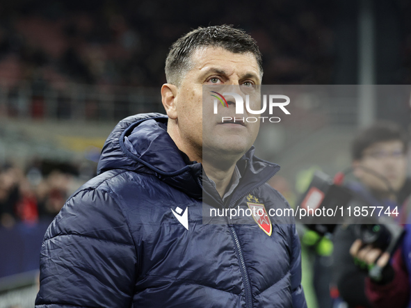 Vladan Milojevic participates in the Champions League 2024-2025 match between Milan and Stella Rossa Belgrado in Milano, Italy, on December...